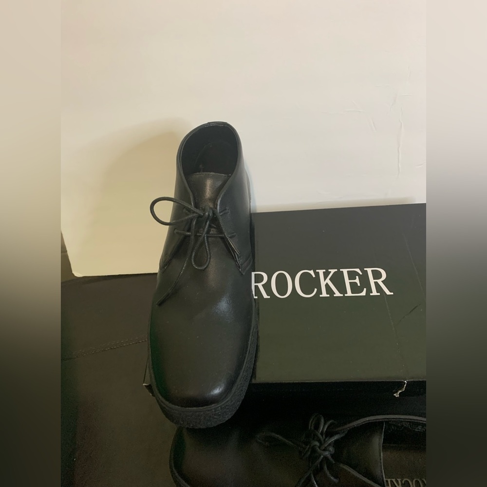 Mens Chukka Style Boots by Rocker - Picture 6 of 10